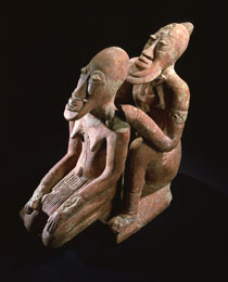 Learn more about Djenné Terracotta Couple work of art