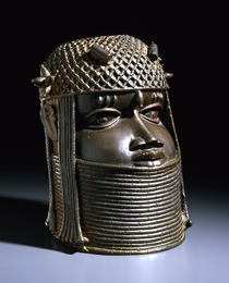 Learn more about Benin Middle Period Bronze Head work of art