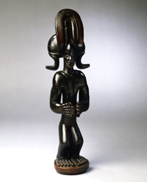 Learn more about Chokwe Standing Chieftain Figure work of art