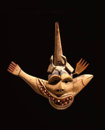 Learn more about Eskimo Yup'ik Giant Salmon Mask work of art
