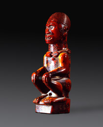Learn more about Kongo Seated Figure work of art