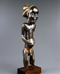 Learn more about Luba Nkuvu Ancestor Figure work of art