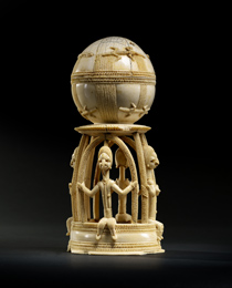 Learn more about Sapi-Portuguese Ivory Salt Cellar work of art